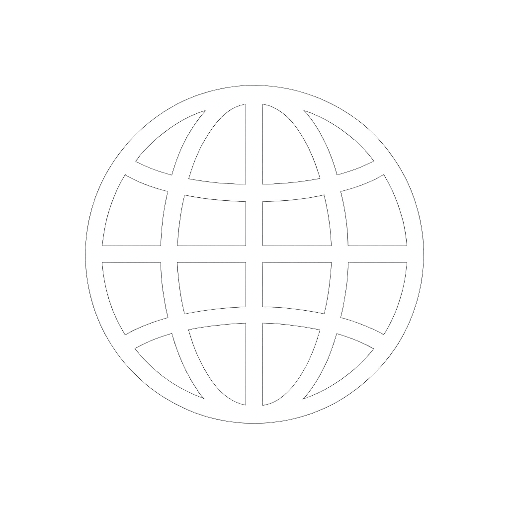 global icon white on transparent background